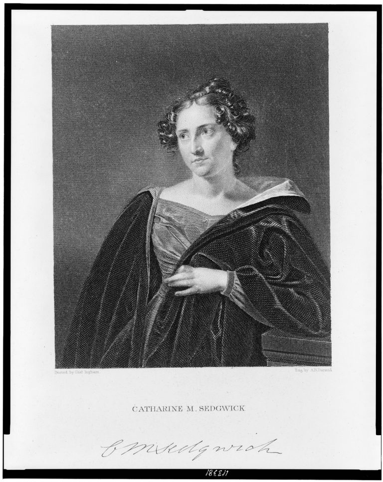 Author Catharine M. Sedgwick (1832).