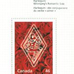 Canada Post stamp honoring Harlequin