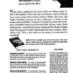 A New York Times advertisement announcing the publication of To Kill a Mockingbird by Harper Lee, which ran on July 17, 1960.