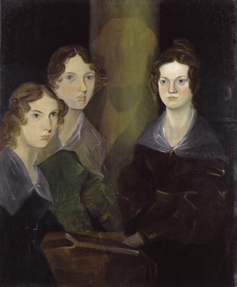 The Brontë Sisters by Patrick Branwell Brontë restored