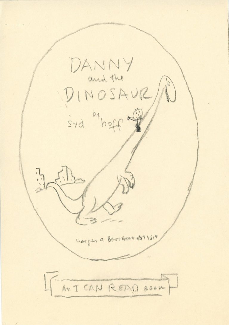 Original artwork suggested by Syd Hoff for Danny and the Dinosaur