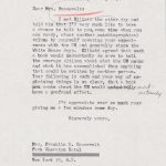 Letter to Eleanor Roosevelt regarding a new autobiographical book